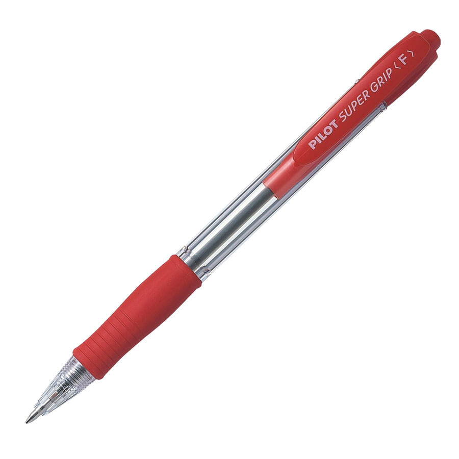 Penna Sfera a Scatto SUPER GRIP Punta Fine 0.7 mm PILOT - conf. 12 pz