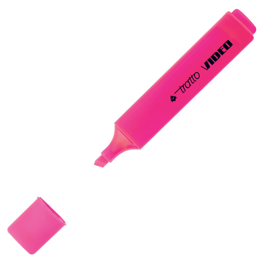 Evidenziatore VIDEO Colore Fluo TRATTO - conf. 12 pz