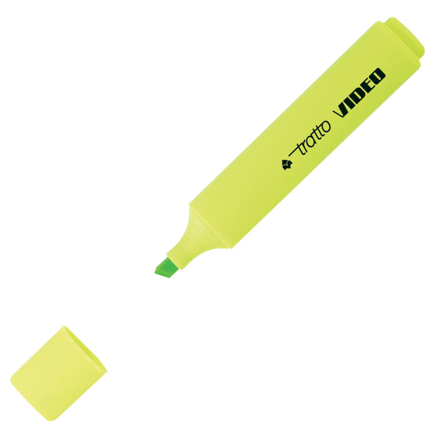 Evidenziatore VIDEO Colore Fluo TRATTO - conf. 12 pz