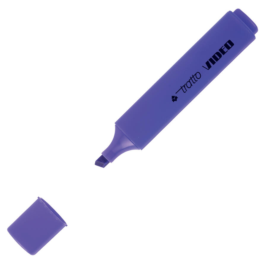 Evidenziatore VIDEO Colore Fluo TRATTO - conf. 12 pz