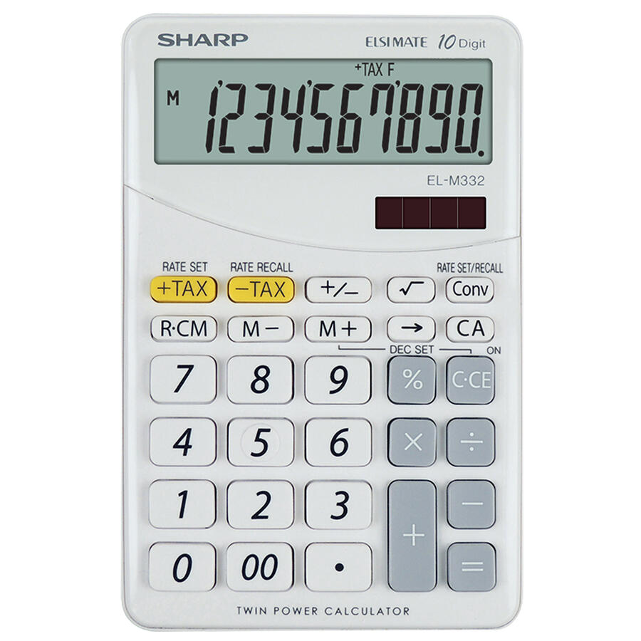 Calcolatrice da Tavolo EL M332B 10 Cifre SHARP