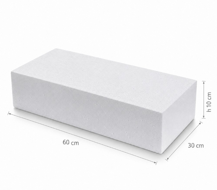 Long cake base polistirolo  