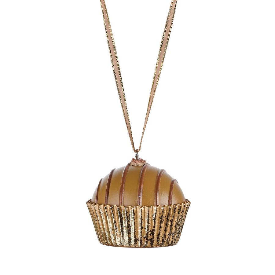 L'Oca Nera Pendente Chocolate Dreams — decorazione natalizia da appendere in resina, 6 fantasie