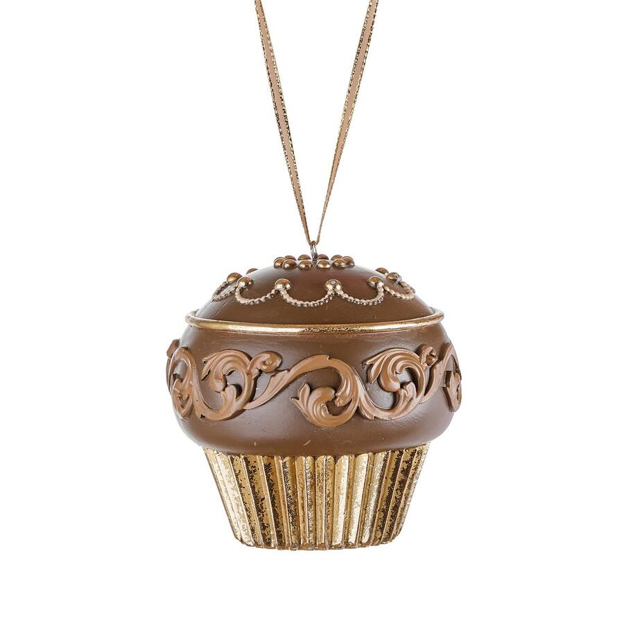 L'Oca Nera Pendente Chocolate Dreams — decorazione natalizia da appendere in resina, 6 fantasie