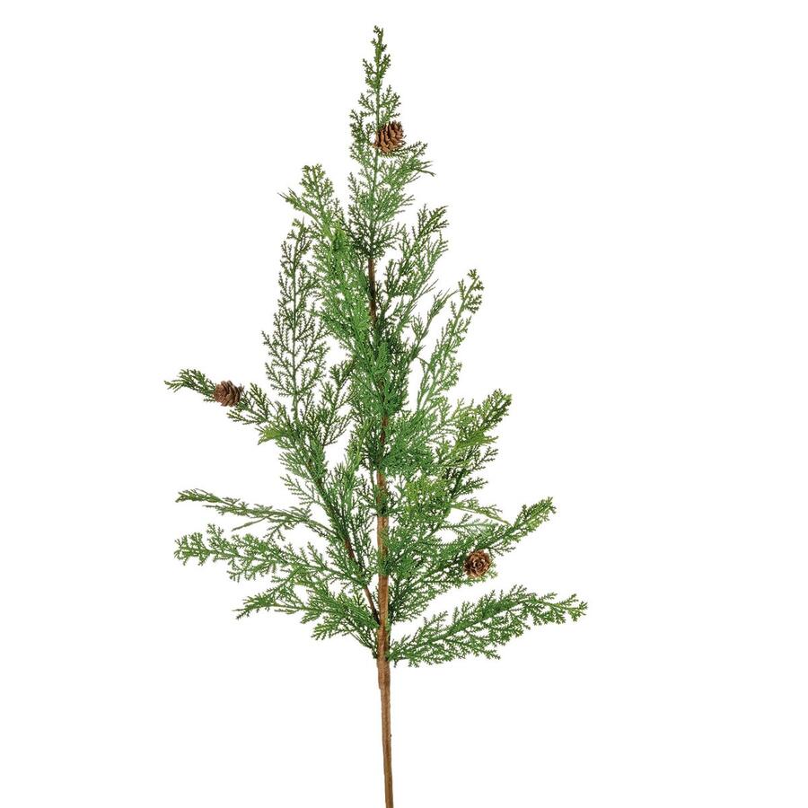 L'Oca Nera Rami di Natale — decorazione floreale artificiale con pigne, 3 modelli