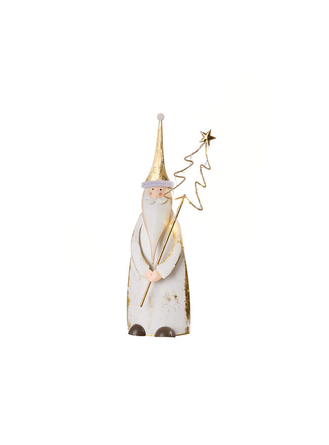 L'Oca Nera Racconti d'Inverno — Babbo Natale Luminoso con LED, 3 Misure
