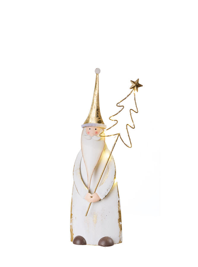 L'Oca Nera Racconti d'Inverno — Babbo Natale Luminoso con LED, 3 Misure