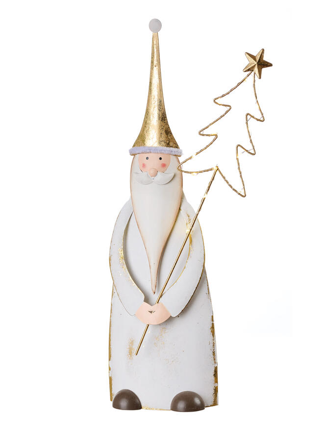 L'Oca Nera Racconti d'Inverno — Babbo Natale Luminoso con LED, 3 Misure