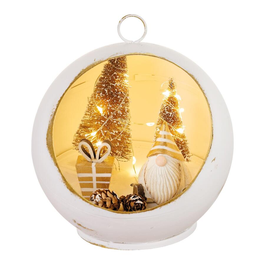 L'Oca Nera Racconti d'Inverno — Decorazione a Sfera con LED, 3 Soggetti