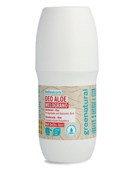 Greenatural BioDeodorante Con Acido Ialuronico & Aloe - ECOBIO Roll-on 75 ml