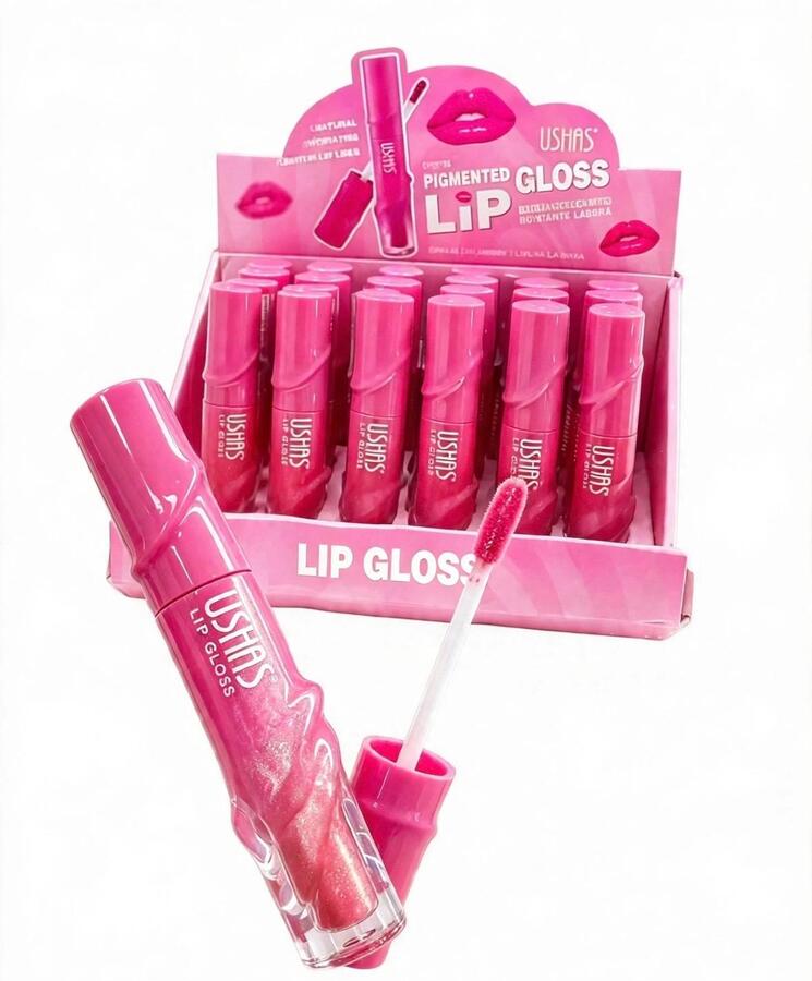 Ushas Pigmented Lip Gloss [Conf. da 24 pezzi]