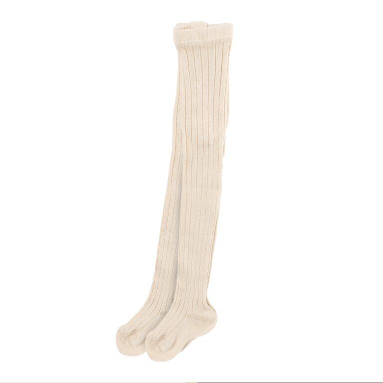 Collant a Costine in Cotone – Beige & Linen | Morbidi ed Elasticizzati