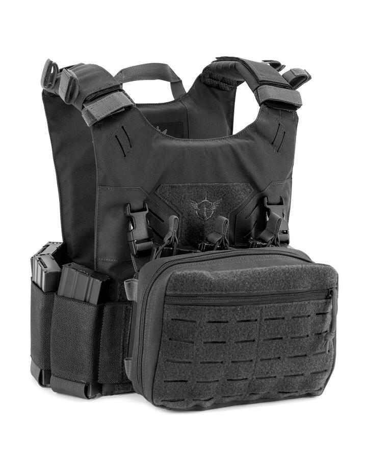 OPENLAND TACTICAL Plate Carrier Command & Survival – Sistema MOLLE Laser Cut