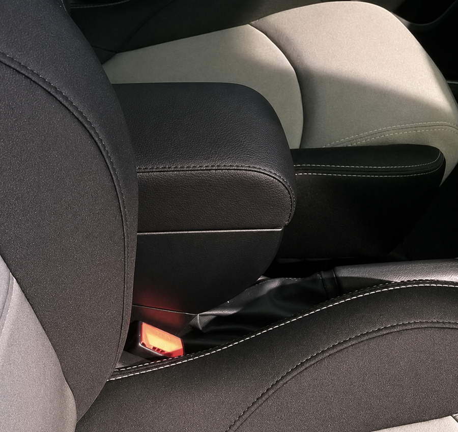 Adjustable armrest with storage for Alfa Romeo Mito (2014-2018)