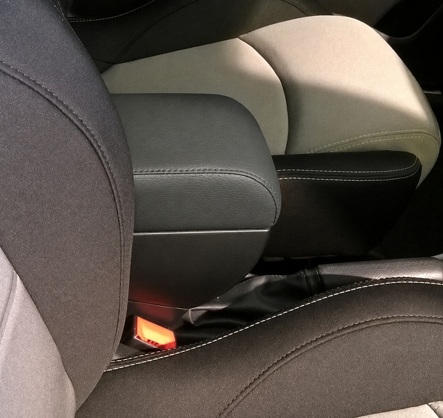 Adjustable armrest with storage for Alfa Romeo Mito (2014-2018)