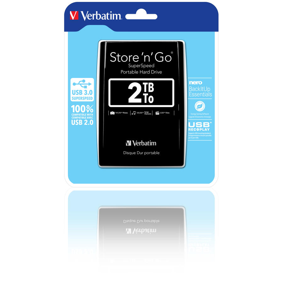 Hard Disk Portatile STORE 'N' GO USB 3.0 VERBATIM