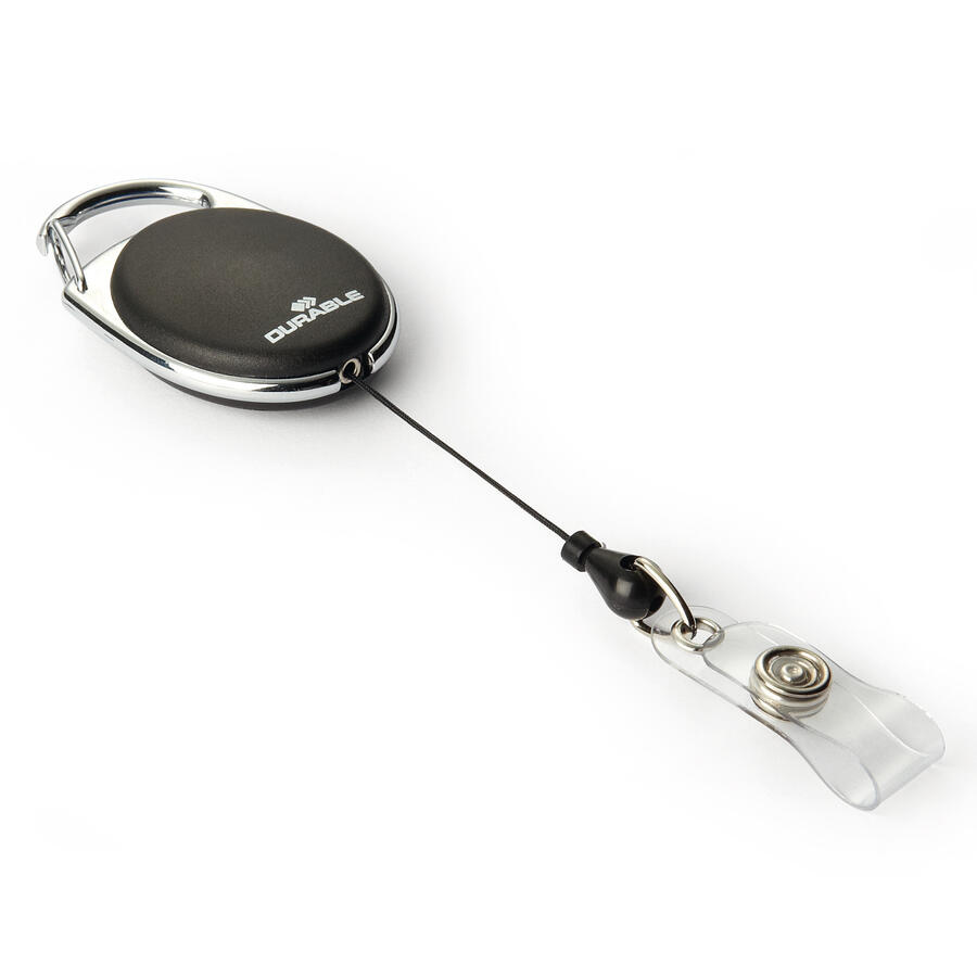 Chiocciola Portabadge YO-YO conf Filo Retrattile DURABLE - conf. 10 pz