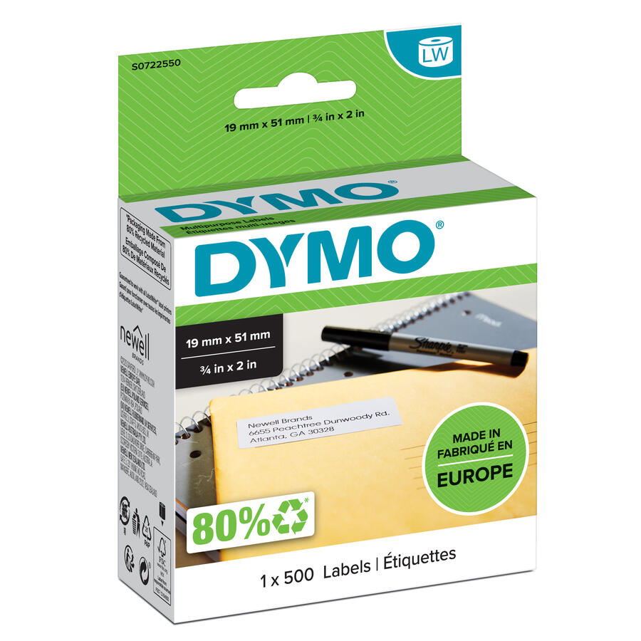 Rotolo etichette multiuso RIMOVIBILI per etichettatrice LABELWRITER
