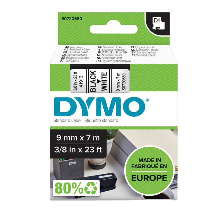 NASTRO DYMO TIPO D1 (9MMX7M)