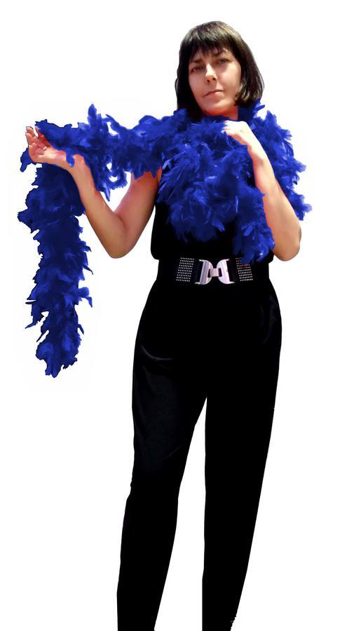 FEATHER BOA COLORED SLIM 