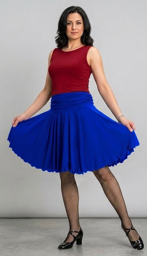 GONNA DA BALLO MEZZANA SOPRA IL GINOCCHIO A SEMIRUOTA 2-0015