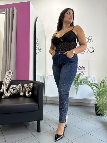 NOVITÀ Jeans skinny brillantini