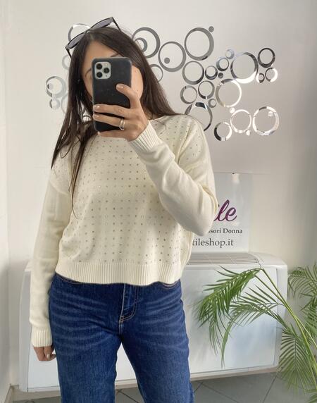 NOVITÀ Pull in viscosa con brillantini