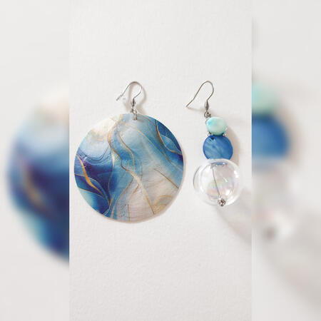 Orecchini Asimmetrici #350