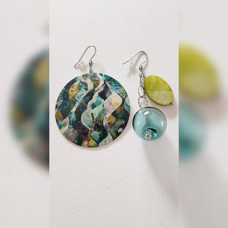 Orecchini Asimmetrici #353