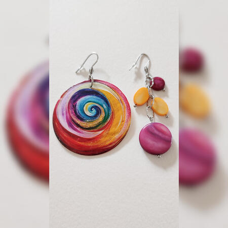 Orecchini Asimmetrici #357