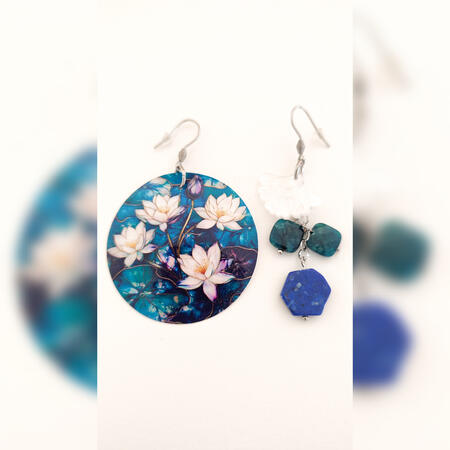 Copia di Orecchini Asimmetrici #358