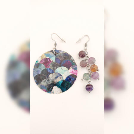 Orecchini Asimmetrici #362