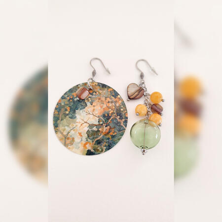 Orecchini Asimmetrici #363