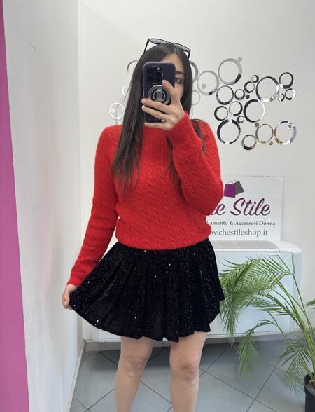 NOVITĂ€ Pull treccia misto lana