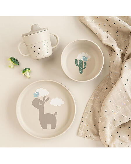 Set Pappa Foodie – Piatto, Ciotola e Tazza – Lalee Sabbia