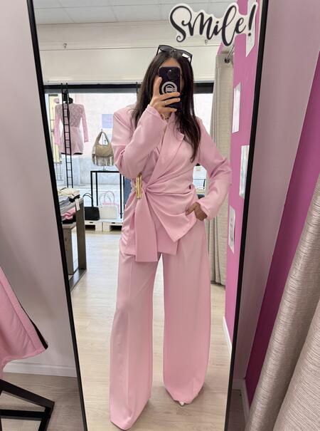 NOVITÀ Completo giacca dettaglio oro & pantalone palazzo