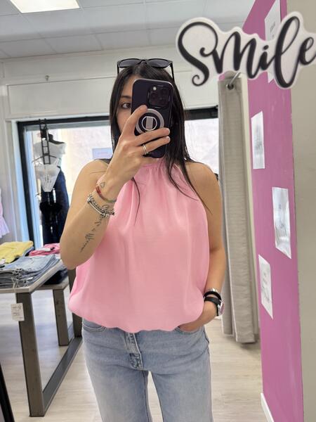 NOVITÀ Blusa a palloncino in lyocell