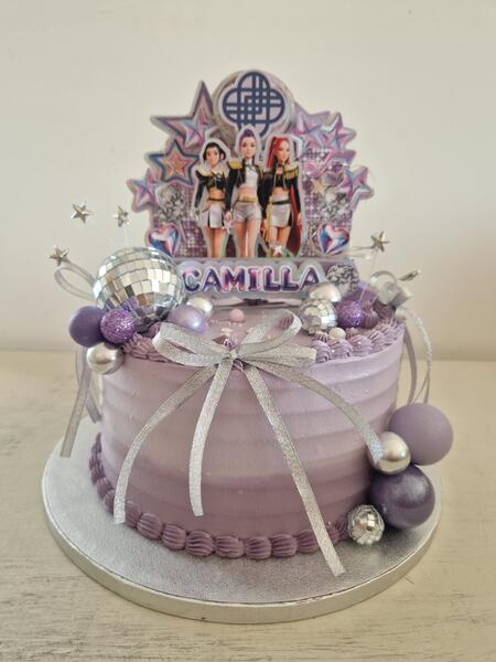 Cake Topper 3D "Huntrix" K-Pop Demon Hunters Personalizzato - 20 cm