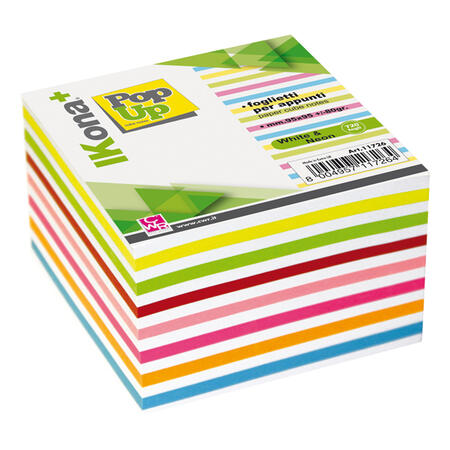 Cubo Blocco Carta 9.5 x 9.5 700 Fogli IKONA+