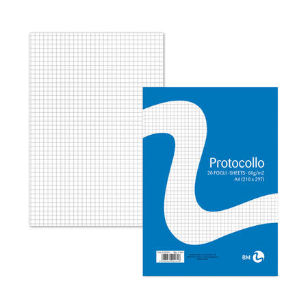 Risma Carta Protocollo A4 60 gr BM - conf. 20 pz
