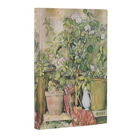 Agenda Giornaliera 2027 "Vasi di Terracotta e Fiori, Cezanne" Midi – 12,7 × 17,8 cm PAPERBLANKS
