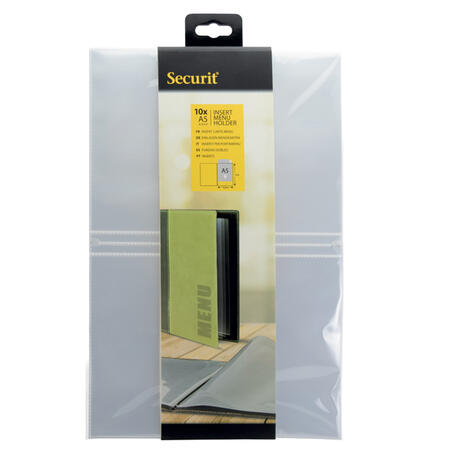 Pagine Aggiuntive A5 per Porta Menù SECURIT - conf. 10 pz