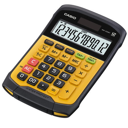 Calcolatrice da Tavolo WATER PROOF WM-320MT 12 Cifre CASIO