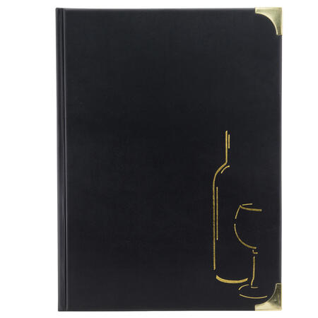 Carta dei Vini A4 BASIC in PVC con 4+2 Buste Fisse SECURIT