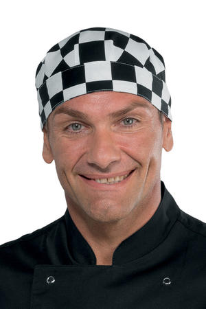 Grembiule Vita Cm 70x46 Con Tasca - Nero+rosso 0 65% Poliestere