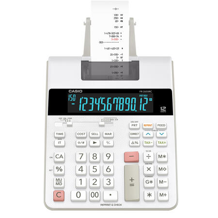 Calcolatrice Scrivente da Tavolo FR-2650RC 12 Cifre CASIO
